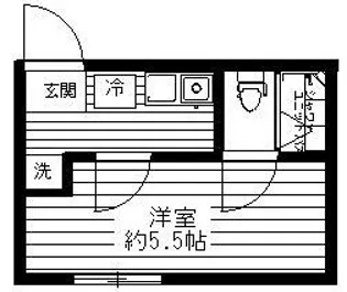 Glassy横浜【2階】の間取り