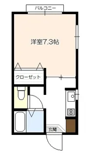 サンスマイル【2階】の間取り