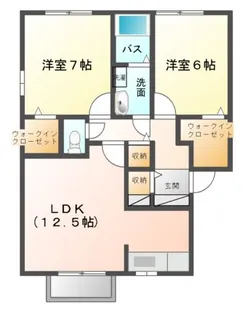 ザ・ギャラリー【2階】の間取り