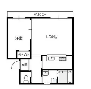 リルームス敷戸【3階】の間取り