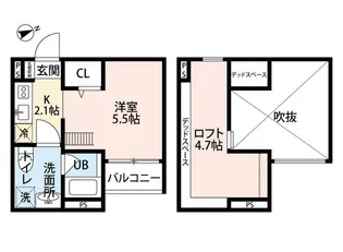 LORE【2階】の間取り