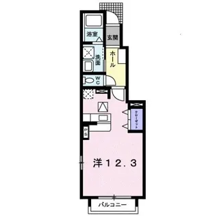 ヴァンベール A【1階】の間取り