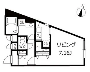 ブランシェ新中野【4階】の間取り