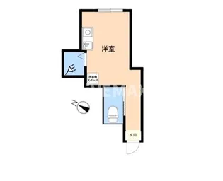 TOKYOβ竹ノ塚10【1階】の間取り