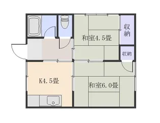 千年アパート【2階】の間取り