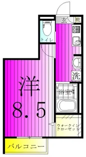 プランドール東松戸【3階】の間取り
