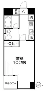 ベラ ヴィスタ 竹橋【8階】の間取り