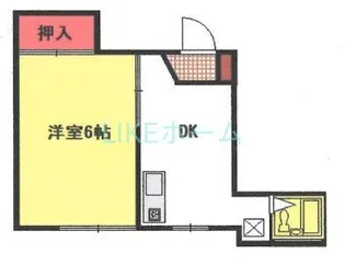 島五コーポ【3階】の間取り