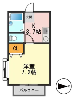 メゾン藤【3階】の間取り
