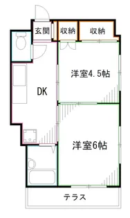 ヒルズタカハシ【1階】の間取り