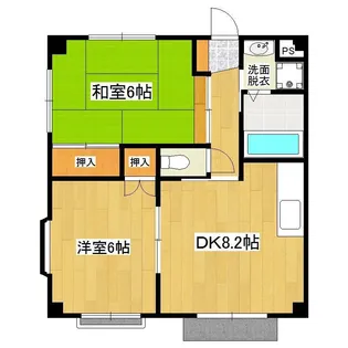 クレールM21【2階】の間取り