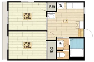 サンライズFUJI I【1階】の間取り