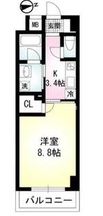 CIEL BLEU【3階】の間取り