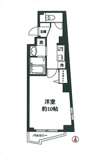 サンミドル新中野【3階】の間取り