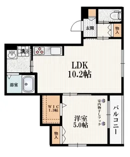 ヘーベルハウス大山【4階】の間取り