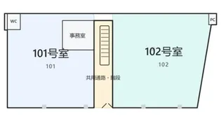 朝倉ハイツ【1階】の間取り