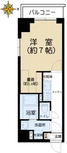 グランレスト文京茗荷谷【3階】の間取り