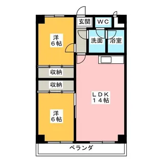 サリテールモリ【3階】の間取り