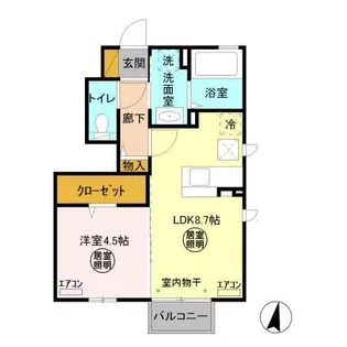 大黒屋 十弐番館【1階】の間取り