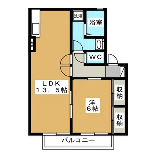 ハイグラッド A棟【2階】の間取り