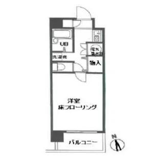 カテリーナ代々木【4階】の間取り