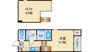 Calma本陣【2階】の間取り