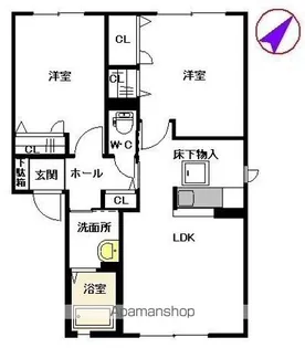 コンフォート博多南 B棟【1階】の間取り