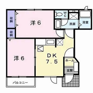 フィールドビーチ5【1階】の間取り