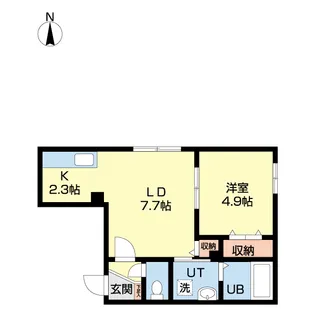 プランドールL【3階】の間取り