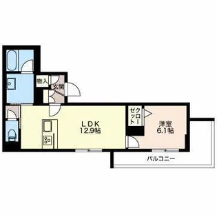グランセントラル ミラまち【3階】の間取り