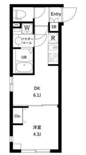 コンポジット千駄木ヒルトップ【2階】の間取り