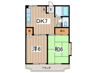 CRCマンション第2【2階】の間取り