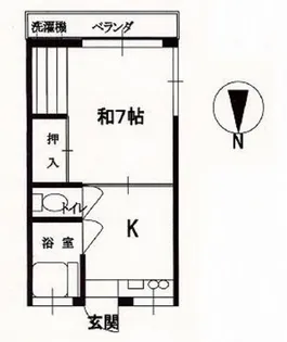 守屋荘【2階】の間取り