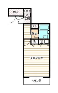 朝日プラザ一番町【4階】の間取り