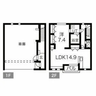 パンプキン湘南【1階】の間取り