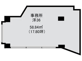 アサヒパレス早稲田【1階】の間取り