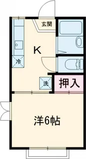 ハイム茜【1階】の間取り
