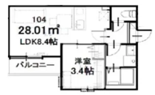 LotusGran蕨【1階】の間取り