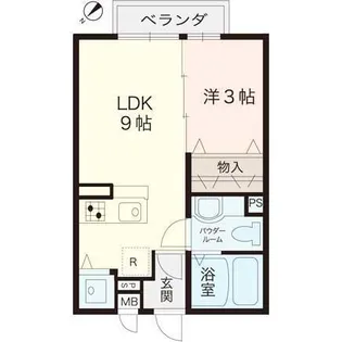 セジュールたかなわIII【1階】の間取り