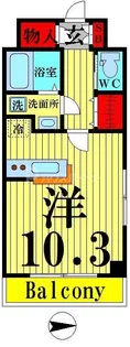 モンリッシュII【3階】の間取り