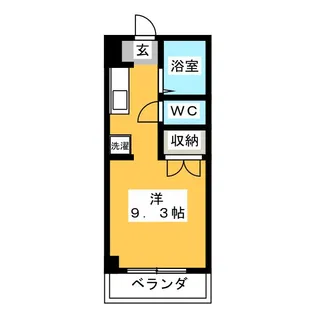 サテライト三共【4階】の間取り