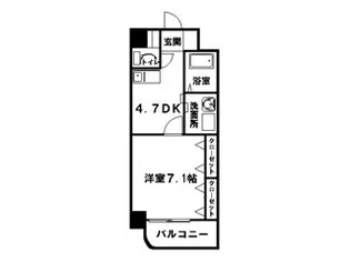 ハイレスト五日市【5階】の間取り