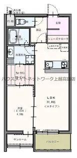 ミカエル高田【2階】の間取り