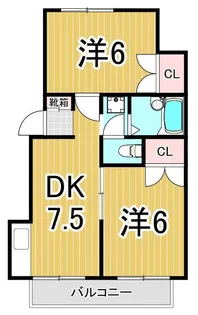 グランドールアイダD棟【2階】の間取り