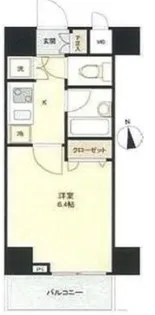 パレステュディオ早稲田ParkView【3階】の間取り