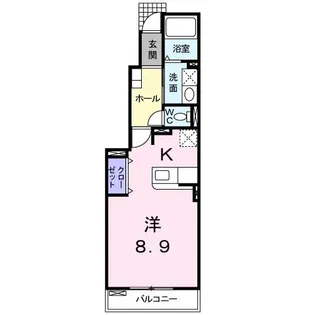 クリアネスJ【1階】の間取り