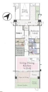 レイディアント横濱ユーロヒルズ【5階】の間取り