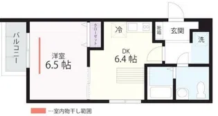 QUIET CRAB HOUSE ニーシャ【3階】の間取り