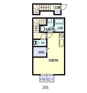 ship緑町【2階】の間取り