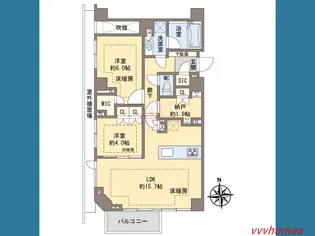 ピアース白金台三丁目【2階】の間取り